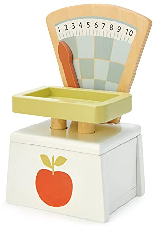 Tender Leaf Toys Waage (Material Holz, Kinderspielzeug, Retro-Design, unterstützt die Feinmotorik, Mini-Spielzeug) 7508259