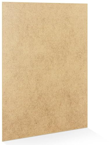 Alison Kingsgate 34X24 2mm MDF Plywood Cardboard Sheet for Painting & DIY | Strong Cut to size Backing Board for Drawing, Painting - Wooden Block for Crafting