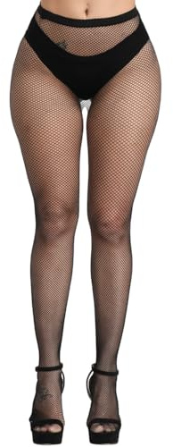 JIUYEHUA Collant Femme, Collants Résille Femme, Bas Résille Femme (Taille Haute, Extensibles, Sexy)