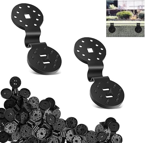 120 PCS Clips para Toldos,Clips Plastico para Tela Sombra,Enganches para Toldos Exterior,Clips Especiales con Ojal, Clip Fijación para Redes,Clips Tela Sombra,Clips Fijación Plástico Red Jardín
