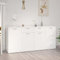 Xichuzi Sideboard, Kommode, Kommoden & Sideboards, Schrank Wohnzimmer, Commode, Schlafzimmerkommode, Weiß 160x36x75 cm Spanplatte