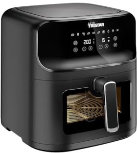 Tristar AIR_FRYER FR-9039, 7,5 litres, noir, 10 programmes prédéfinis pour frire, cuire et griller