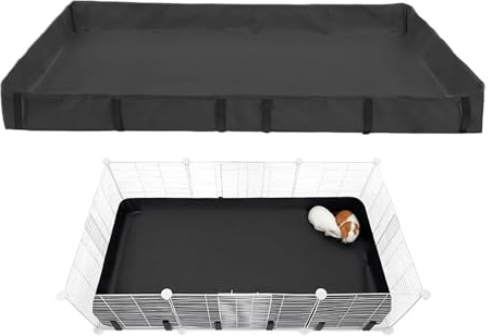 Revestimiento lavable jaula roedor – Alfombra reutilizable antideslizante para animales, almohadilla suave lavable | Colchón transpirable absorbente para Chinchillas Conejos Erizos, conejillos de