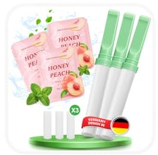 3 PCS S2.0 Smettere di Fumare con 15 Cartucce Filtro al Gusto di Pesche Per Migliorare Respirazione