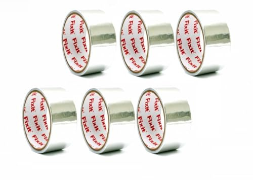 DRW Cinta adhesiva aluminio 6 unidades 48mm x 10m