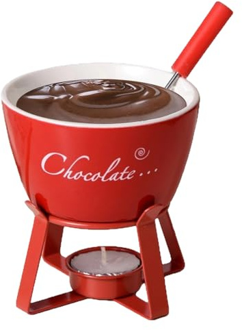 manhegari per fonduta, Riscaldamento Uniforme con forchetta, in Metallo, per Burro, Formaggio, Caramello, Dessert, Compleanno, Campeggio, Picnic, casa, Ufficio
