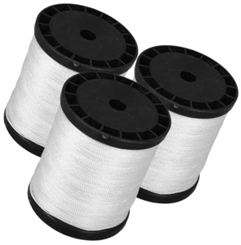KALLORY 3 Rolls Twisted Nylon Construction String for Masonry High-Strength Nylon Cord for Bricklaying and Outdoor Building Projects