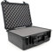 PELI 1550 Großer Professioneller Schutzkoffer für Empfindliches Equipment, IP67 Wasserfest, 33L Volumen, mit Schaumstoffeinlage (Anpassbar), Schwarz