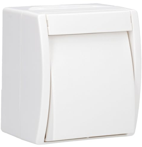 Busch-Jaeger 2621 W-54 Wipptaster Schließer (Thermoplast) Alpinweiß ocean® (IP 44) 2CKA001484A0380