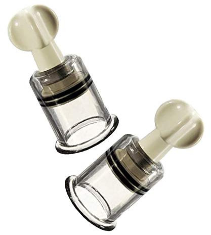 SXOVO Ventosa per Capezzoli 2 Pezzi Capezzolo Estrattori Capezzolo Aspiratore Correttore Capezzolo Capezzolo Tazze Ventose Everter Estrattore per Piano E Capezzoli Invertiti (Grande Φ3.9 CM)