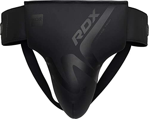 RDX ljumskskydd för boxning, Muay Thai, kickboxning och MMA-strid, Maya Hide Leather Abdo Gear för kampsport, träning, män jockstrap magskydd för Sparring, Taekwondo och brottning