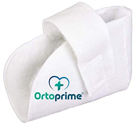 OrtoPrime Patuco Antiescaras de Ortopedia - Cojín Escaras Pies Codos - Protector Cama y Sillas de Ruedas - Talonera Ortopédica Colchón Antiescaras - Protector Talón PIE IZQUIERDO