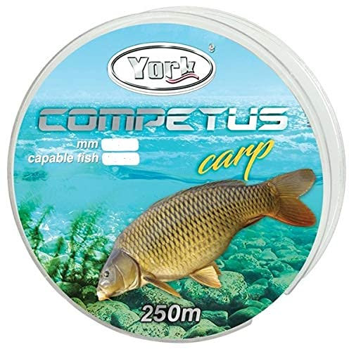 Angelschnur York Competus CARP 250m schnell sinkende Karpfenschnur (0,32mm / 20kg)