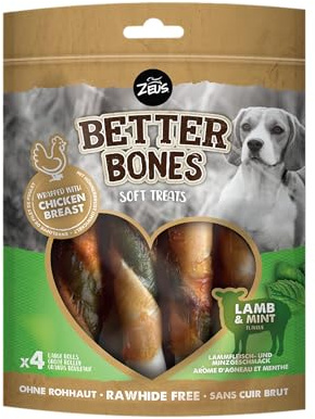 ZEUS Better Bones Soft Treats Hundgodis, Flerfärgad, 4 stycken