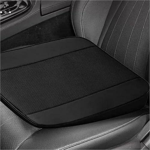 Forbell Car Height seat Cushion Car Height seat Cushion Perforated Leather Fabric Memory Cotton Inner core Anti Slip Bottom Fabric Suitable for Various Vehicle Seats and Office Chairs