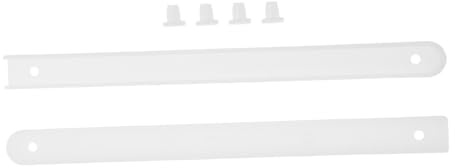 Didiseaon Replacement Drawer Slides with White Plastic Bottom Rail Kit Easy Installation Furniture Runners for Cabinets Dressers Wardrobes and Storage Boxes Durable Sliding Rails for Home