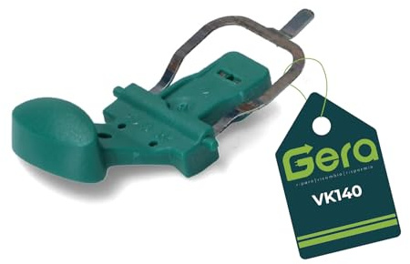 GE.RA. Tasto Sgancio Manico Compatibile con Folletto VK140 VK 140 Vorwerk – Pulsante Blocco Bastone Aspirapolvere – Ricambio Sblocco Tubo Telescopico Vorwerk (VK140)