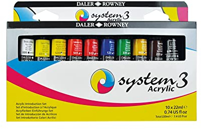 Daler Acrylfarbe 10 Tuben a 22 ml