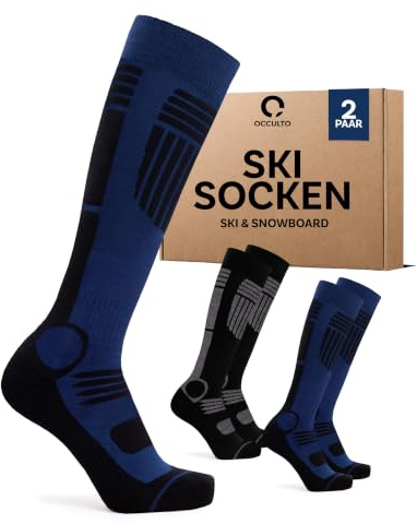 Occulto Herren Skisocken 2er Pack, 4er Pack (Modell: Felix)