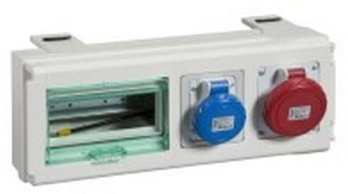 Schneider KSB32CP11F KS Adaptateur de sortie 32 A vide pour 8 TE + 2 prises NF