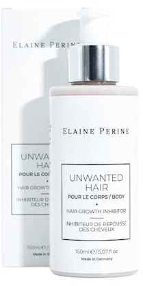 Hair Growth Inhibitor, Unwanted Hair Body, Stop Hair growth body cream 150ml - by Elaine Perine Made in Germany