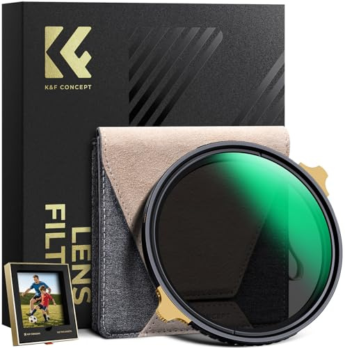 K&F CONCEPT 67mm Variable ND Lens Filter ND2-32 (1-5 Stops) High Definition Adjustable Neutral Density Filter with 36 Multi-Layer Coatings (Nano X PRO Series)