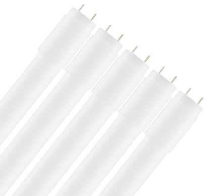 Calugy 5er Pack LED Tube T8 120cm 18W/840 4000K neutralweiß G13 - LED-Röhre inkl. LED Starter - 2160 lm - 270° Ausstrahlungswinkel - nicht dimmbar - KVG Röhre - Ersatz für 36W Leuchtstoffröhre