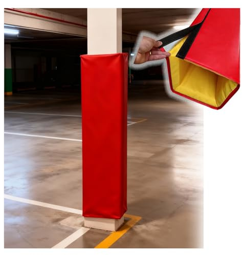 1,5 m fallskyddsmatta för garage, kolumnskydd för källare, skydd i alla väder för basketringar på gym, parkeringspolare och lekplatser