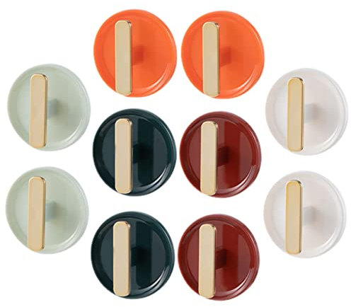 OFFSCH 10 Stücke Selbstklebende Wandhaken Für Badezimmer Küche Wohnzimmer Balkon Organizer Haken Zum Anbringen An Wand Oder Tür