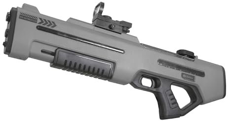 KandyToys Automatic Electric Water Gun | Long Range | USB Rechargeable | Large Water Capacity | LED Lights