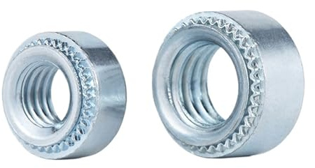 Dadi autobloccanti CLS-M2 M2.5 M3 M4 M5 M6 M8 M10 Dado a pressare Dado a rivettatura a pressione in acciaio al carbonio Dado a pressione Dadi a spina(S-M2-2(30pcs))