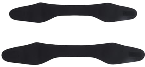 TEHAUX Bandeaux d'oreille Natation Bandeaux de Yoga et Plongée 2pcs en Néoprène Noir, Réglables et Légers pour Garçon et Filles et Adultes la Plage et Piscine