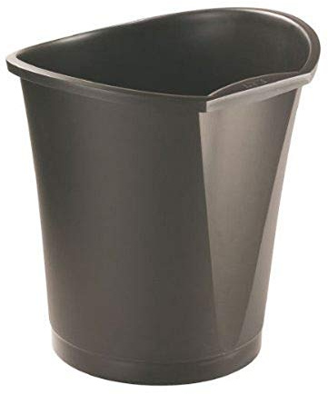 Esselte Basko Papierkorb 15 Liter schwarz