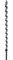 FISCH Schlangenbohrer Schaft Durchmesser 12 mm sechskant, Länge 320 mm, Bohrer Durchmesser 18 mm, 0084180320