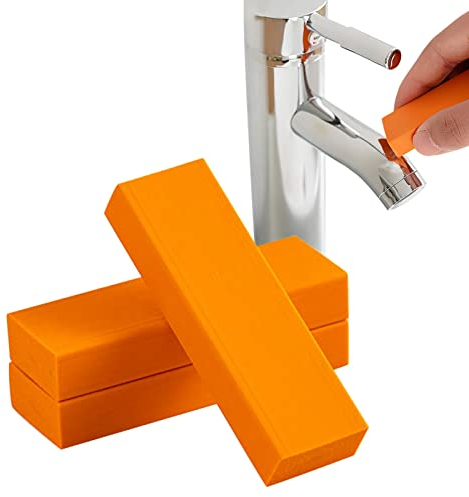 Borrador mágico de acero inoxidable,Esponja borradora de artefactos de descontaminación,Borrador de cal de cal,Borrador de óxido de goma Herramientas multiusos de limpieza del hogar húmedo y seco de