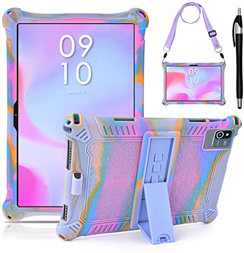KATUMO Silicone Cover Universale 10-10.1Pollici,Custodia per Blackview Tab 30/8WIFI/7pro/10 WIFI/12pro,TECLAST M40/P40HD/P30/P20HD,DOOGEE T10/U10/U9 KID,GOODTEL G3,JUSYEA J6/J10,HiGrace Tablet