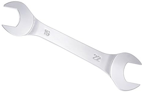 CoCud Chiave a Bocca Sottile Aperta, Metrica 19mm x 22mm, Doppia Estremità Sottile - (Applicazioni: per Dadi Sottili, Spazi Stretti), 1 Pezzo