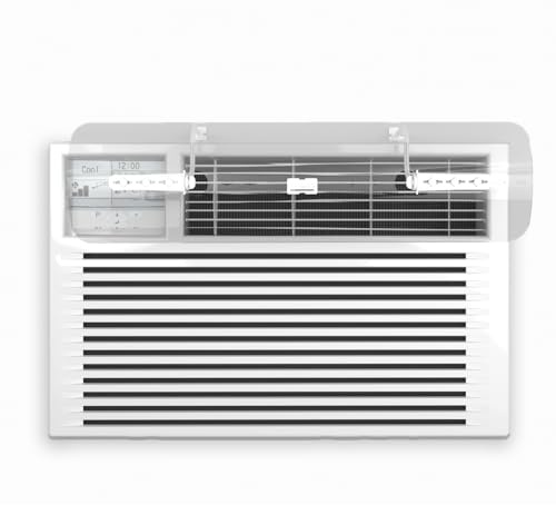 WITFORMS Window AC Air Deflector - 24 Length for TOP VENT Window Units ONLY - Transparent Design - Measure Before Purchase