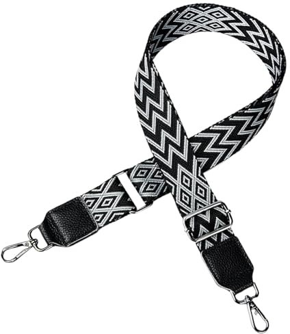 JNTMIKUN Taschengurt 3.8cm Breit Taschengurte zum Wechseln mit Karabiner Schultergurt Für Schultertaschen Taschen Handtaschen - Schulterriemen Verstellbarer 75-135cm