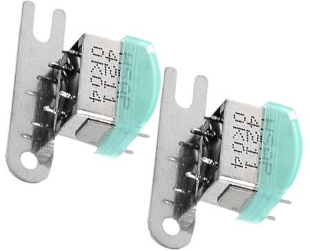 Tofficu 2 pièces Accessoire Magnétophone Cassette Stéréo Magnétique Tête Magnétique Robuste pour Enregistreur Audio avec Bouton Indépendant Compatible Magnétophone Enregistreur Cassette