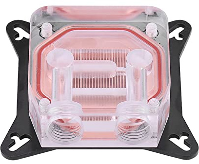 Tomantery Canal Antioxidante a Base de Cobre del Bloque de Refrigeración por Agua de la GPU del Ordenador para PC de Juegos