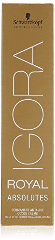 Schwarzkopf IGORA Royal Absolutes Permanent Anti-Age Color Cream 5-80 ljusbrun röd natur, 1-pack (1 x 60 ml)