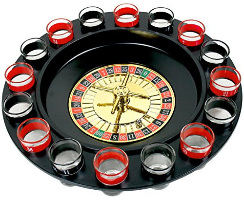 Spin N Shot Roulette Drinking Game | bar@drinkstuff Roulette Wheel Drinking Game, 16 Shot Roulette Drinking Game, Casino Roulette Wheel