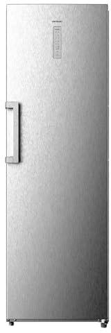 Cecotec Frigorífico 1 Puerta 362L Bolero CoolMarket 1D 360 inox E. 362L, 185cm de Altura, Motor Inverter Plus, Total No Frost, Crisper Box, Multi Airflow, Fast Cooling, Puerta Reversible