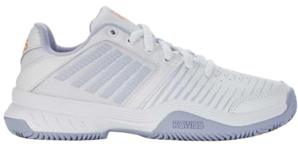K-Swiss Performance Women's Court Express HB Tennis Shoes, White/Heather/Peach Fuzz, 7.5 UK