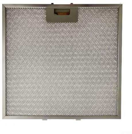 FUBESK Filtro antigrasso in metallo per cappa da cucina, si adatta alla maggior parte delle cappe/prese d'aria della cappa, filtro di sfiato in rete , 320 x 320 x 9 mm