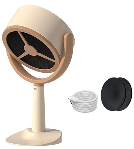 Yolispa Portable Extractor Fan Kitchen, Desktop Cooker Hood Mini Household Portable Extractor Hood with 2 Wind Speeds, 125 Degree Adjustable, Mini Range Hood for Home Kitchen Fondue Hot Pot BBQ