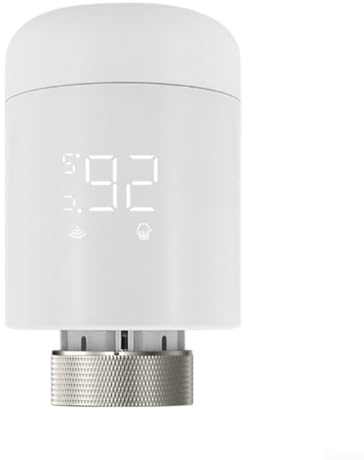 Feeshoppher Termostati intelligenti per termostati programmabili Zig-bee Riscaldamento Radiatori Termostato A-lexa Controllo vocale Valvola termostatica del radiatore per valvole M30x1,5 mm per Tu-ya