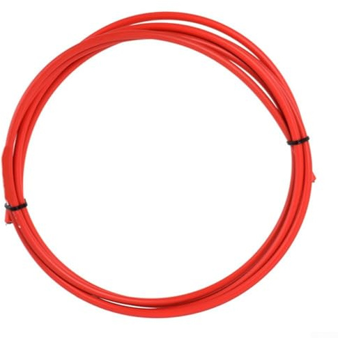 Jotekonoby Mountain For Bike Brake Cable Housing, Road For Bike Gear Shift Cable Tube For 3m - PVC Coated For Bicycle Brake and Shifter Cable Set, Durable Inner and Outer Kit(brake tube red)