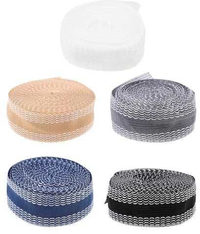 TOKIDNY Ruban Thermocollant pour Ourlets 3 Mètres Patchs Adhésifs sans Couture pour Pantalons Jeans Tissus Variés Bande Autocollante Flexible et Résistante Accessoires Couture DIY